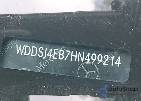 2017 Mercedes-Benz Cla 250 z USA, uszkodzony, nr VIN WDDSJ4EB7HN499214